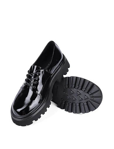 Жіночі туфлі MIRATON лакові чорні(581A-25-H154) - фото 2 - Miraton