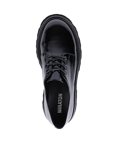 Жіночі туфлі MIRATON лакові чорні(581A-25-H154) - фото 5 - Miraton