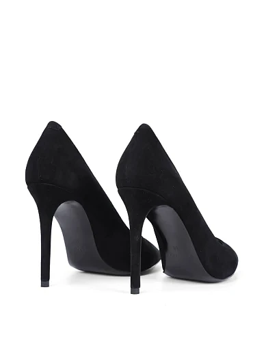 Жіночі туфлі Mia May велюрові чорні(819L-G06-C49) - фото 4 - Miraton