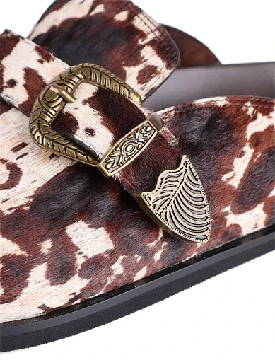 Жіночі мюлі MIRATON шкіряні різнокольорові(24011-03-01) - фото 5 - Miraton