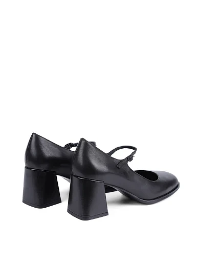 Женские туфли Attizzare кожаные черные - фото 4 - Miraton