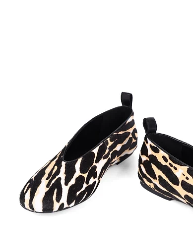 Женские балетки MIRATON кожаные разноцветные - фото 2 - Miraton