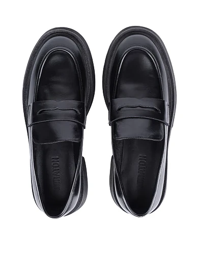 Жіночі туфлі MIRATON шкіряні чорні(JC033-2A) - фото 5 - Miraton