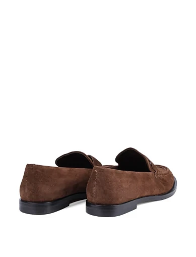 Женские туфли MIRATON велюровые коричневые - фото 4 - Miraton