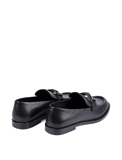 Женские туфли MIRATON кожаные черные - фото 4 - Miraton