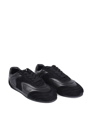 Жіночі кросівки MIRATON велюрові чорні(JC2242-3A) - фото 3 - Miraton