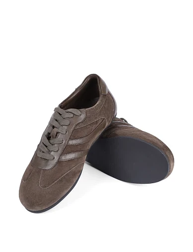 Жіночі кросівки MIRATON велюрові зелені(JC2242-5A) - фото 2 - Miraton