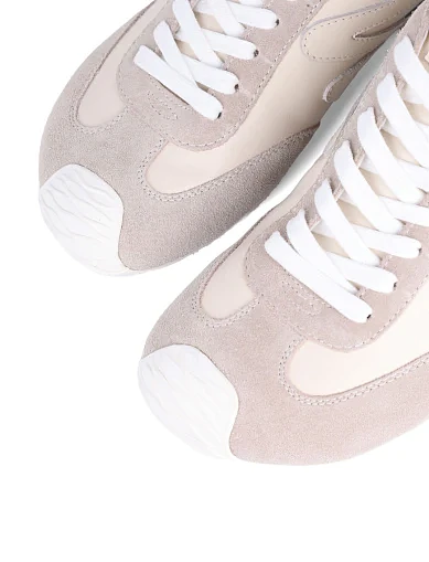 Жіночі кросівки MIRATON шкіряні бежеві(L89315) - фото 5 - Miraton