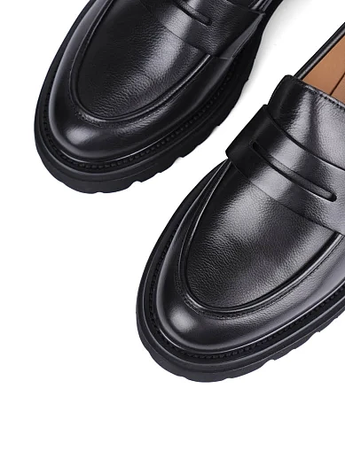 Жіночі туфлі MIRATON шкіряні чорні(AT621-77-777) - фото 5 - Miraton