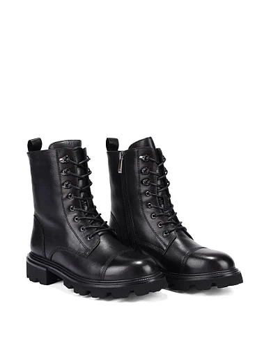 Жіночі черевики Attizzare шкіряні чорні(AT0323M-6-777) - фото 3 - Miraton