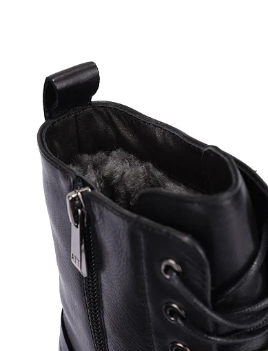 Жіночі черевики Attizzare шкіряні чорні(AT0340M-15-777) - фото 3 - Miraton