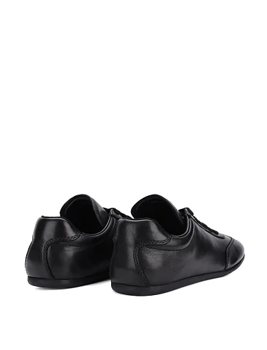 Женские кроссовки MIRATON кожаные черные - фото 4 - Miraton