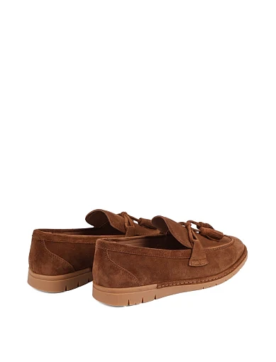 Жіночі сліпери Attizzare велюрові коричневі(XL24117-19-2) - фото 4 - Miraton