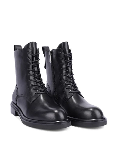 Женские ботинки Attizzare кожаные черные - фото 3 - Miraton