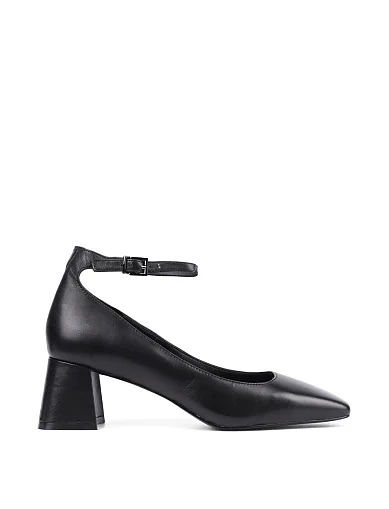 Женские туфли MIRATON кожаные черные - фото 1 - Miraton