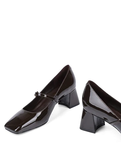 Жіночі туфлі MIRATON лакові зелені(25D10-4) - фото 2 - Miraton