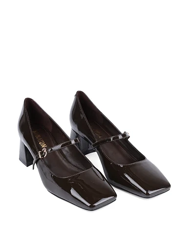 Жіночі туфлі MIRATON лакові зелені(25D10-4) - фото 3 - Miraton