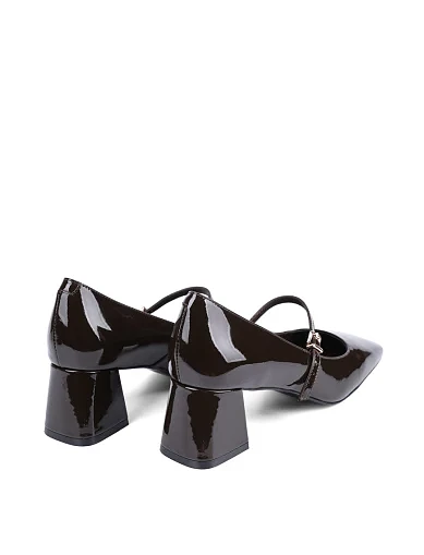 Жіночі туфлі MIRATON лакові зелені(25D10-4) - фото 4 - Miraton