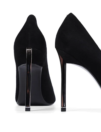 Женские туфли Mia May велюровые черные - фото 2 - Miraton