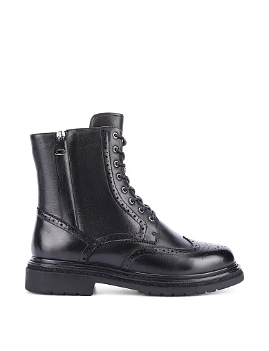 Женские ботинки Attizzare кожаные черные - фото 1 - Miraton