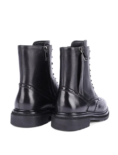 Женские ботинки Attizzare кожаные черные - фото 4 - Miraton