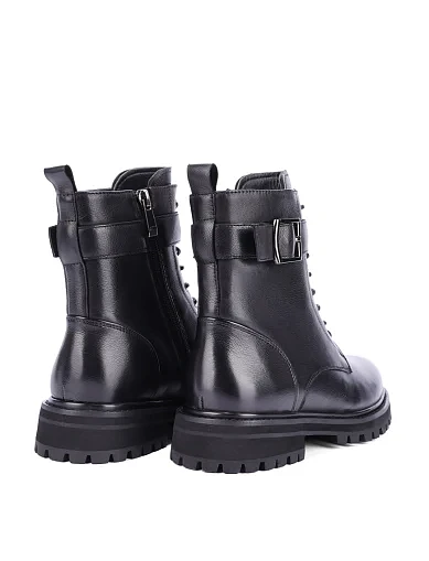 Женские ботинки Attizzare кожаные черные - фото 4 - Miraton