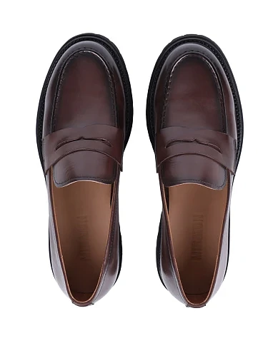 Жіночі туфлі MIRATON шкіряні коричневі(NQ471A-5L-B1040) - фото 2 - Miraton