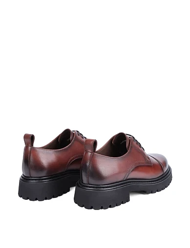 Жіночі туфлі MIRATON шкіряні коричневі(NQ471AL-12L-H273) - фото 4 - Miraton