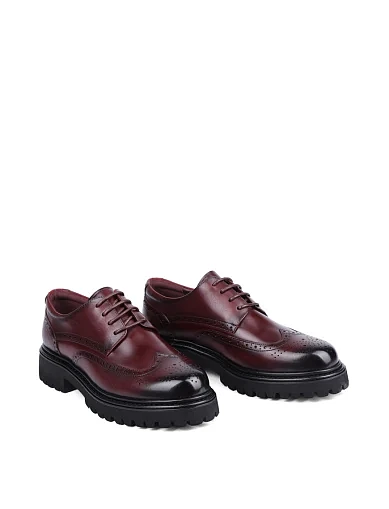 Жіночі туфлі MIRATON шкіряні бордові(NQ471AL-302L-D273) - фото 3 - Miraton