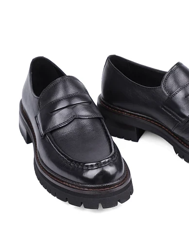 Жіночі туфлі MIRATON шкіряні чорні(NQ507C-16L-P742) - фото 5 - Miraton