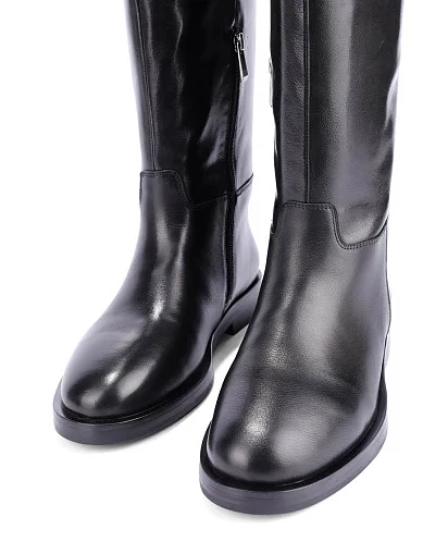 Женские сапоги Attizzare кожаные черные - фото 5 - Miraton
