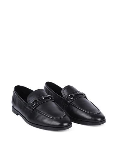 Женские слиперы MIRATON кожаные черные - фото 3 - Miraton