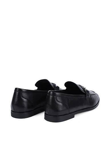 Женские слиперы MIRATON кожаные черные - фото 4 - Miraton