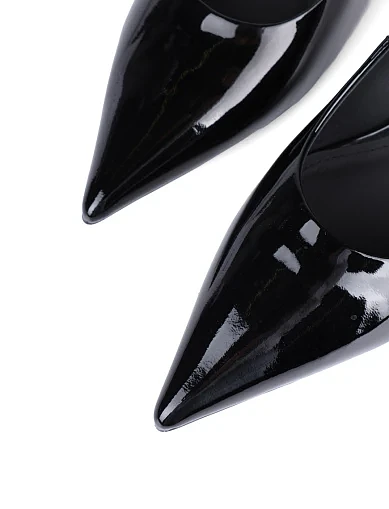 Женские туфли Mia May лаковые черные - фото 5 - Miraton