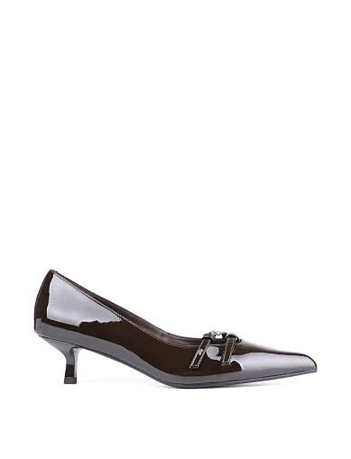 Жіночі туфлі MIRATON лакові зелені(YD2563-05) - фото 1 - Miraton