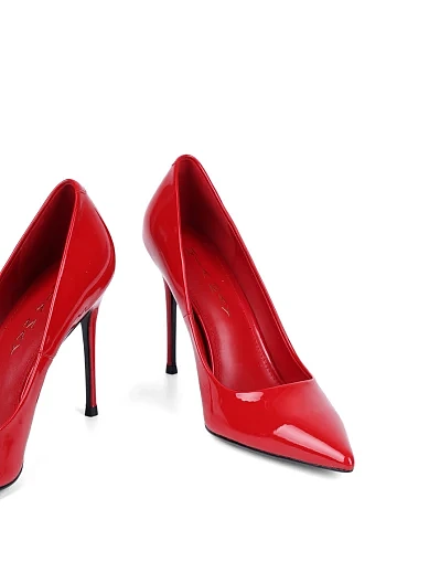 Женские туфли Mia May лаковые красные - фото 2 - Miraton