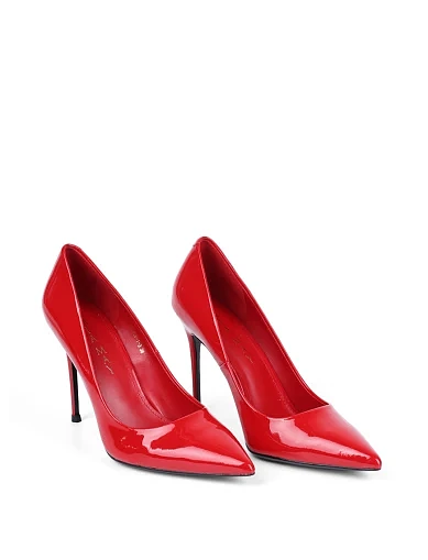 Женские туфли Mia May лаковые красные - фото 3 - Miraton
