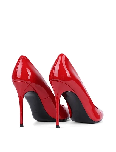 Женские туфли Mia May лаковые красные - фото 4 - Miraton