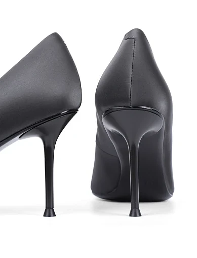 Женские туфли Mia May кожаные серые - фото 2 - Miraton