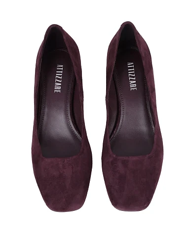 Женские туфли Attizzare велюровые фиолетовые - фото 2 - Miraton
