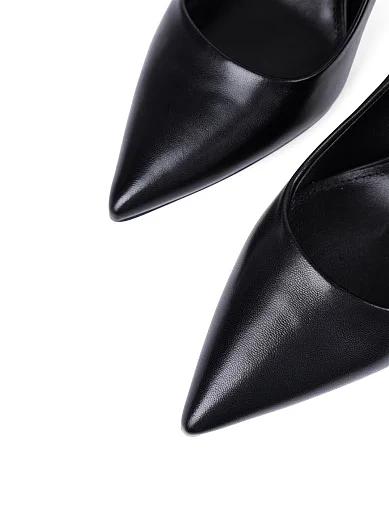 Жіночі туфлі Mia May шкіряні чорні(HS2579-1-1) - фото 5 - Miraton