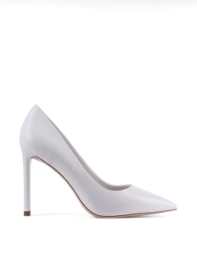 Женские туфли Mia May кожаные белые - фото 1 - Miraton