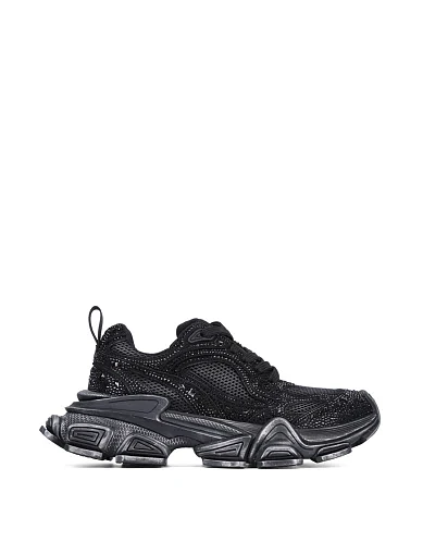 Женские кроссовки MIRATON велюровые черные - фото 1 - Miraton