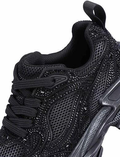 Женские кроссовки MIRATON велюровые черные - фото 5 - Miraton