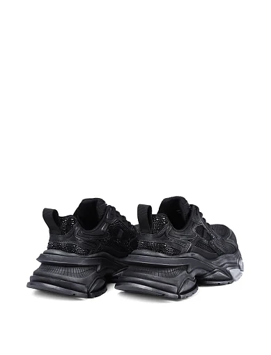 Жіночі кросівки MIRATON зі штучної шкіри чорні(XH2024-17-8M) - фото 4 - Miraton