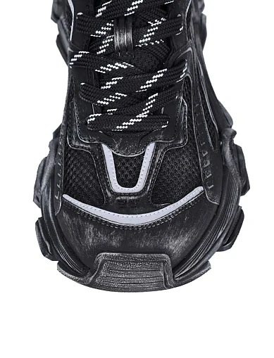 Жіночі кросівки MIRATON зі штучної шкіри чорні(XH231-12M) - фото 5 - Miraton