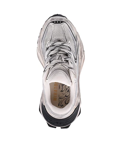 Женские кроссовки MIRATON из искусственной кожи белые - фото 2 - Miraton