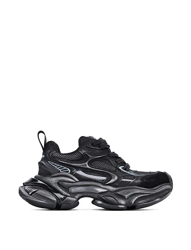 Жіночі кросівки MIRATON велюрові чорні(XH620-10M) - фото 1 - Miraton