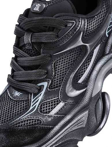 Жіночі кросівки MIRATON велюрові чорні(XH620-10M) - фото 5 - Miraton