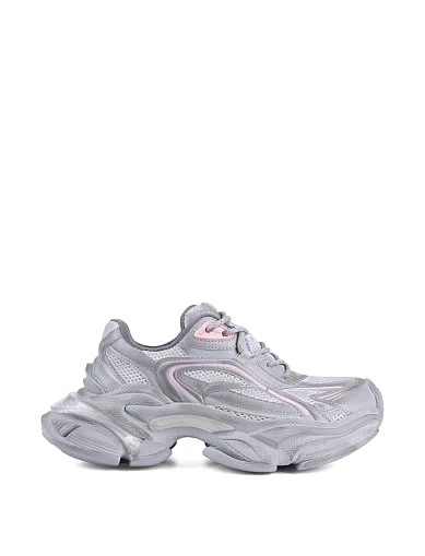Женские кроссовки MIRATON из искусственной кожи серые - фото 1 - Miraton